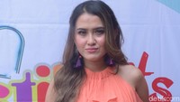 Meggy Diaz saat ditemui di kawasan Cikini, Jakarta Pusat pada Senin (30/7). Pool/Noel/detikFoto.