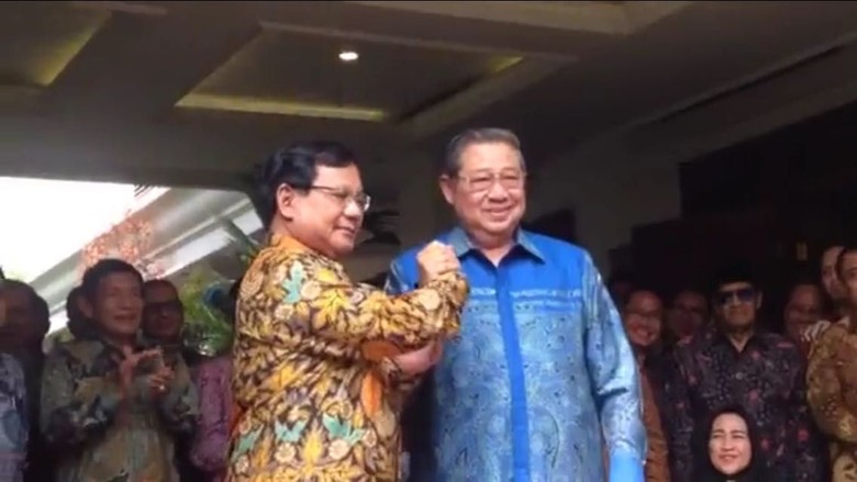 Prabowo: Dukungan SBY Satu Langkah yang Besar Prabowo: Dukungan SBY Satu Langkah yang Besar