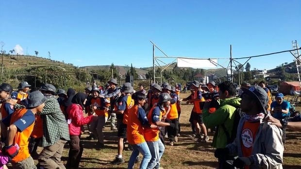 Begini Serunya Jambore Jejak Petualang di Gunung Prau