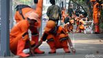 Trotoar di Kawasan Monas Dipercantik