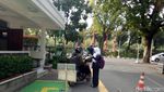 Foto: Penampakan Drop Off Ojol yang Diinstruksikan Anies
