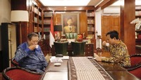 Pertemuan bergaya formal Prabowo berbuah manis. SBY menyatakan PD siap berkoalisi dengan Gerindra. (Foto: dok. Istimewa)