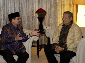 SBY Bertemu Salim Segaf di Cikeas, Akrabkan PD dan PKS Jelang 2024
