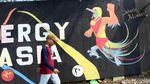 Deretan Mural-mural Lucu Khas Asian Games
