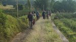 Foto: Jalur Evakuasi Pendaki yang Terjebak di Rinjani