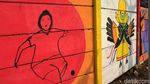 Begini Penampakan Mural Asian Games di Cawang