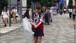 Gaya Kocak Chika Jessica kala Liburan di Jepang