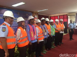 100 Napi LP Cipinang Dilatih Jadi Tenaga Bangunan