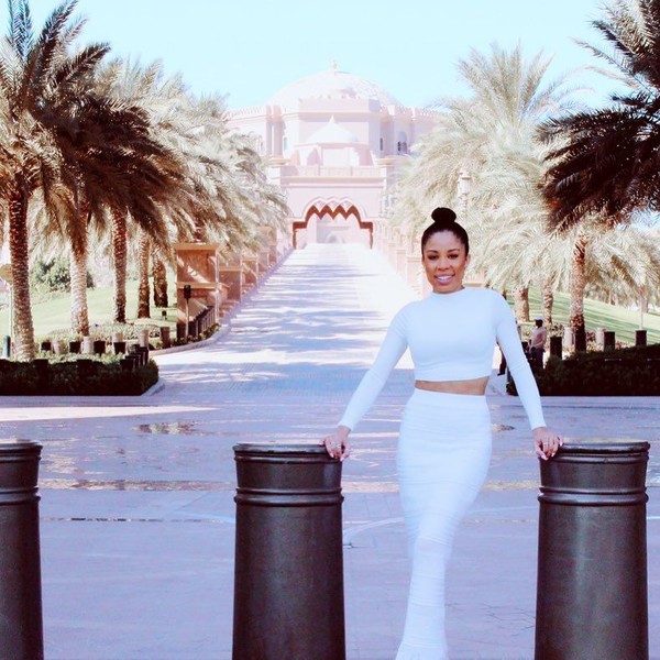 Keshia juga berkunjung ke Emirates Palace, kediaman para Emir Abu Dhabi. (Instagram/Keshia Chante)