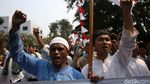 Dukung Cak Imin, Ratusan Santri Jalan Kaki dari Ciamis-Jakarta