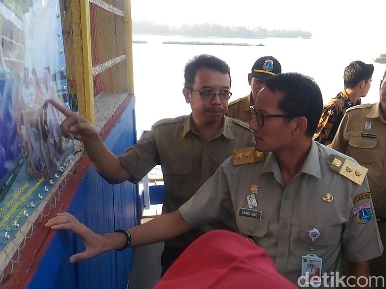 Dari Sebira, Sandi Lanjutkan Ngantor di Pulau Kelapa Dua Dari Sebira, Sandi Lanjutkan Ngantor di Pulau Kelapa Dua