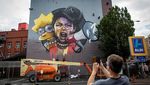 Keren! Unjuk Bakat Seniman Grafiti di Upfest Inggris
