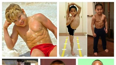 Potret Anak-anak yang Berotot Kekar, Macho Sebelum Waktunya?