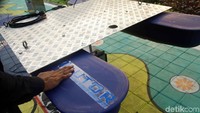 Bantuan tersebut berupa pemasangan dua unit teknologi nano bubble generator yang diberi nama LIPI Ultrafine Bubble Generator (Lutor).