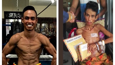 Potret Petinju Valentinus Sebelum Diserang Kanker Kelenjar Getah Bening