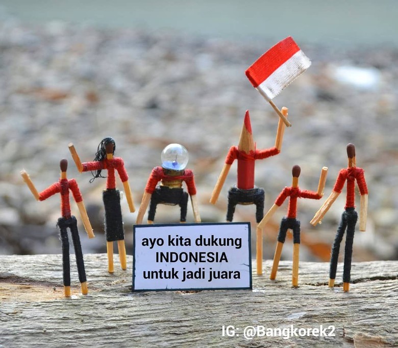 Bang Korek, Si Pesulap Batang Korek Api Jadi Karya Seni Foto: Instagram/ @bangkorek2 Bang Korek, Si Pesulap Batang Korek Api Jadi Karya Seni Foto: Instagram/ @bangkorek2