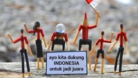 Satu karakter dibuat Ikhwan selama 30 menit dan bisa dijual kepada siapa pun yang ingin membelinya.  Foto: Instagram/ @bangkorek2