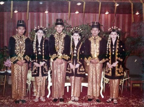Foto pernikahan SBY dan Bu Ani.