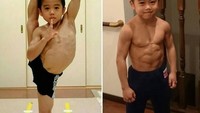 Ryusei Ryuji Imai masih berusia 7 tahun ketika orang-orang mulai menyebutnya sebagai Bruce Lee mini dengan tubuh kekarnya. (Foto: Facebook)