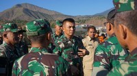 Benny tiba di lapangan dekat Kantor Kecamatan Sembalun, Lombok Timur, NTB, Selasa (31/7/2018) sekitar pukul 08.20 Wita.