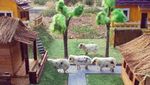 Sim salabim... Batang Korek Api Jadi Patung Miniatur Keren!