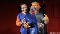 Indro dan Tora menjadi bintang utama dalam film spinn-off Warkop DKI Reborn itu. Pool/Palevi S/detikFoto.