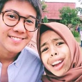 Foto editan Nurrani dan Iqbaal Ramadhan.
