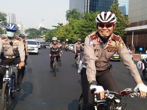 Kakorlantas Bakal Ngantor Sambil Ngegowes Selama Asian Games