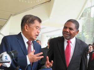 JK Bahas Kerja Sama Perikanan-Pertanian dengan Presiden Zanzibar
