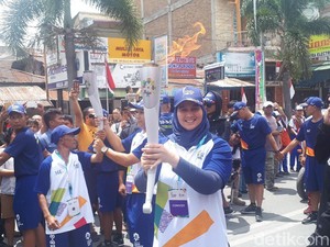 Kirab Obor Asian Games 2018 Nyalakan Gairah Olahraga dan Wisata di Sumut