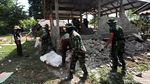 Penampakan Rumah yang Rata dengan Tanah Akibat Gempa di Lombok