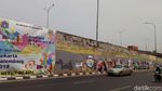 Foto: Mural Asian Games di Depan Citos Tak Lagi Tertutup Spanduk