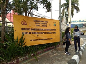 Ganjil-Genap di Pondok Indah, Pelanggar Cuma Kena Teguran