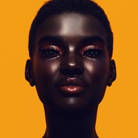 Meski hanya robot, pulasan makeup di wajah Shudu dibantu oleh makeup artist ternama, Sir John yang kerap mendandani Khloe Kardashian, Chrissy Teigen sampai Beyonce. Foto: Dok. Instagram/Shudu