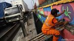 Kejar Target Penyelasain Mural Asian Games 2018