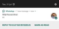 WhatsApp Beta 'mark as read'
