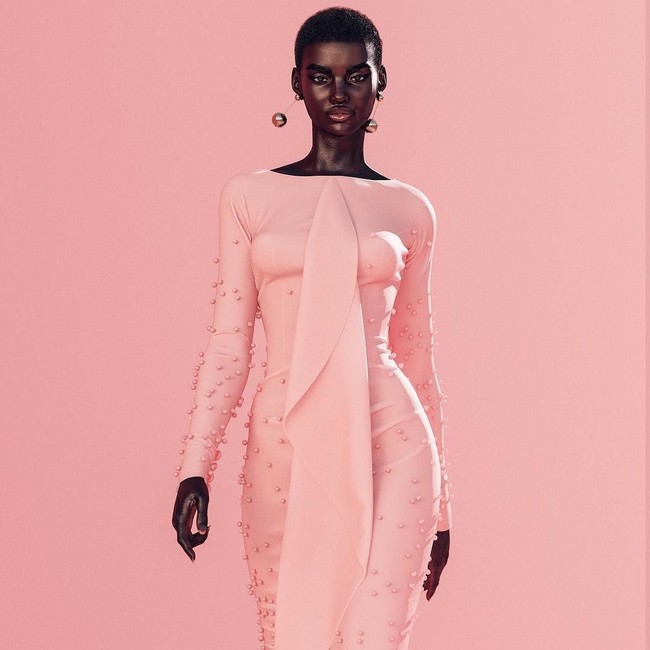 Ini Shudu, supermodel digital pertama di dunia. Shudu adalah tokoh buatan karya senimal visual Cameron-James Wilson. Foto: Dok. Instagram/Shudu