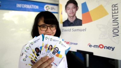 Relawan Asian Games 2018 Ambil ID Card