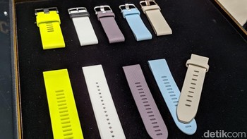 Pilihan strap silikon. Foto: Adi Fida Rahman/detikINET