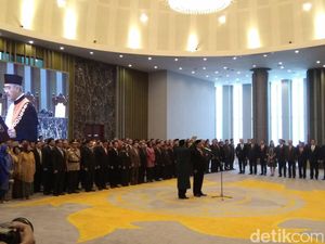 MA Ambil Sumpah Anggota Baru BPK