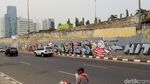 Foto: Mural Asian Games di Depan Citos Tak Lagi Tertutup Spanduk