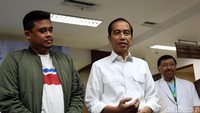 Jokowi mengatakan, cucunya lahir pada pukul 05.50 WIB.