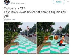 Meme Kocak Wajah Trotoar Jakarta