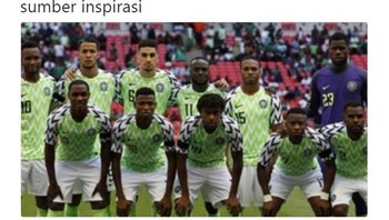 Ada juga yang bilang mirip jersey tim nasional Nigeria. Foto: Twitter/udingiroud