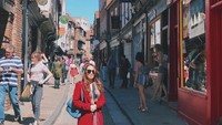Jalan setapak di Shambles Market York (therealmomogeisha/Instagram)