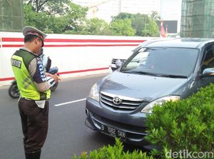 Perluasan Ganjil-Genap di Rasuna Said, 9 Mobil Ditilang