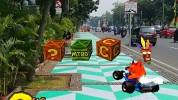 Wah, sekarang Crash Bandicoot lagi di posisi kedua. Foto: Twitter/catuaries
