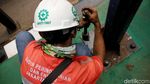 Tiang Lampu di Jalur Sepeda GBK Dicabut