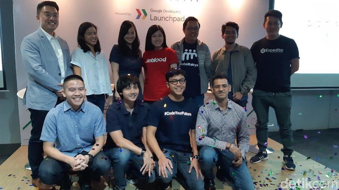 Para pendiri startup lokal yang ikut Google Developers Launchpad. Foto: detikINET/Virgina Maulita Putri Para pendiri startup lokal yang ikut Google Developers Launchpad. Foto: detikINET/Virgina Maulita Putri