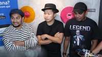 Trio Lestari saat ditemui dalam sebuah acara di G Music Studios, Jakarta, pada hari Selasa (31/7). Foto: Pool/Ismail/detikHOT